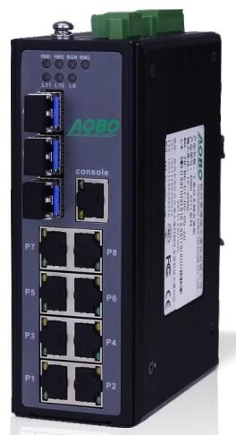奥博瑞光AOBO G7024/6211千兆工业以太网交换机 奥博瑞光AOBO G7024/6211千兆工业以太网交换机