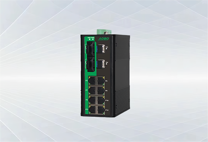 AOBO 3112/3112S系列12口千/百二层非网管型工业以太网交换机